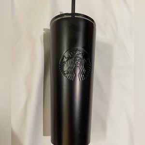 Starbucks Matte Black Stainless Steel Venti Tumbler Rare